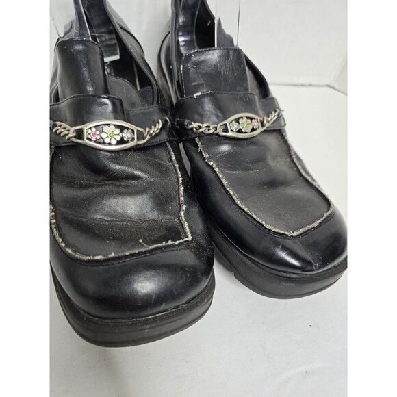 Vintage 90s Y2k Sassy Stuff Chunky Black Mary Jane Loafer Platforms - Picture 6 of 15